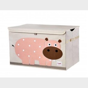3 Sprouts Opbevaringskasse med lg - Flodhest