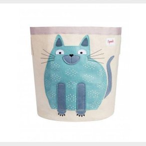 3 Sprouts Opbevaringskurv Rund, Kat