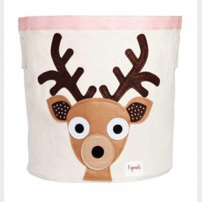 3 Sprouts Opbevaringskurv Rund, Rdyr
