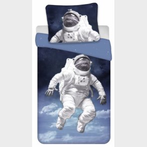 Astronaut sengetj 140x200 cm - Sengest i 100% bomuld - Vendbart dynebetrk
