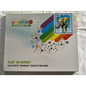 Diamond Art - Elefant 40 x 50 cm