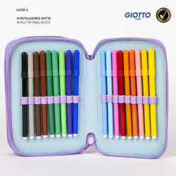 Disney Frozen Magic fyldt penalhus i 3 lag