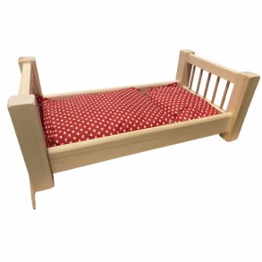 Dukkeseng med dyne og pude - Stor