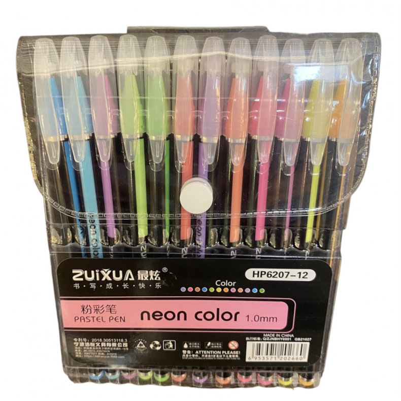 Gelpenne -18 stk Pastel
