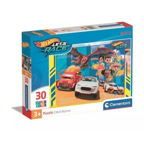 Hot Wheels Race puslespil 30 brikker - Clementoni