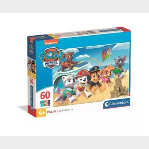 Paw Patrol Sandcastle puslespil 60 brikker - Clementoni