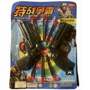 Pistolst med sugekop skud