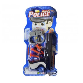 Politist med pistol og hndjern