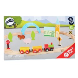 small foot Togbane, By og Land