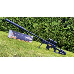 Sniper der skyder med gel kugler