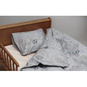 Baby sengetj med Skole motiver